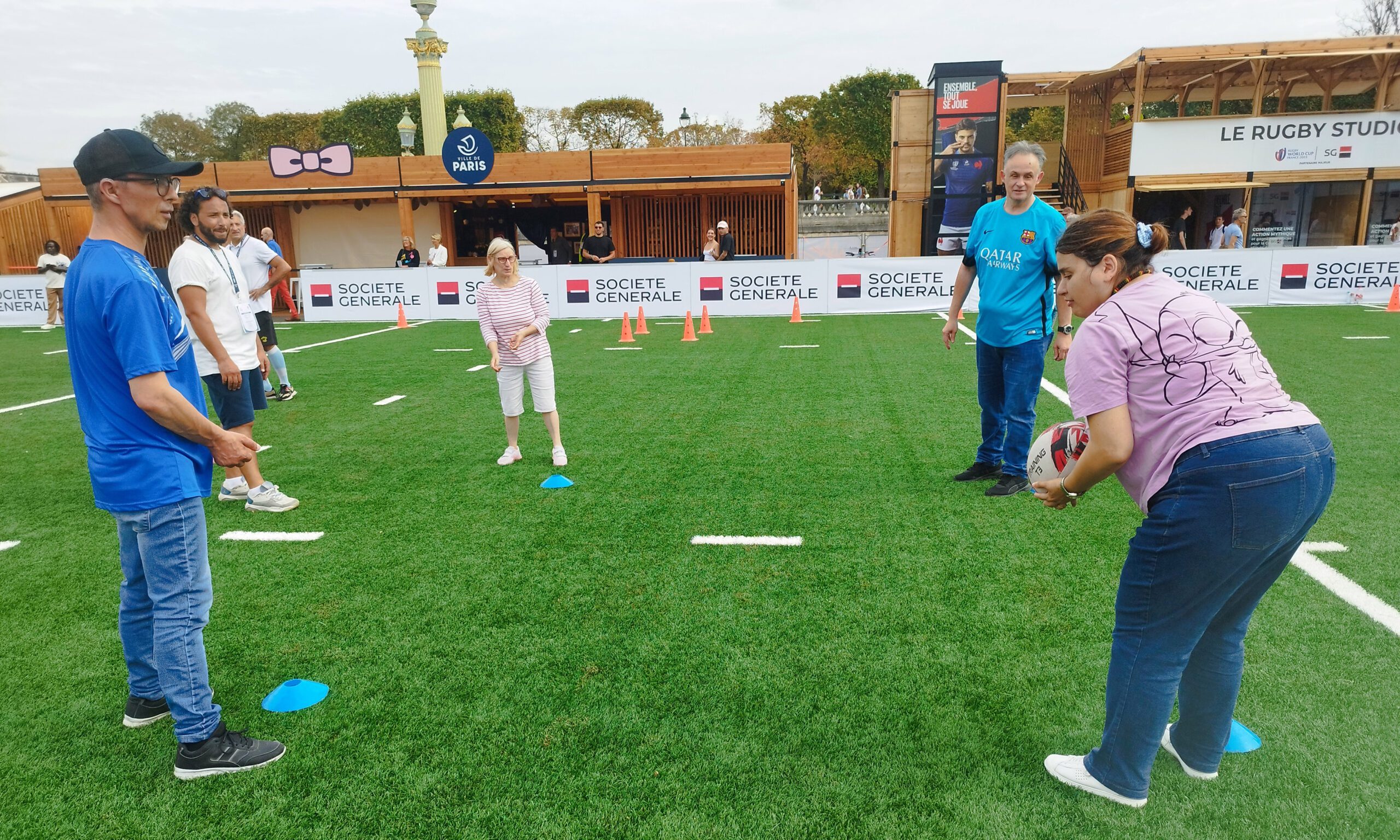 Animation Rugby Referee Animation rugby avec la ville de Paris